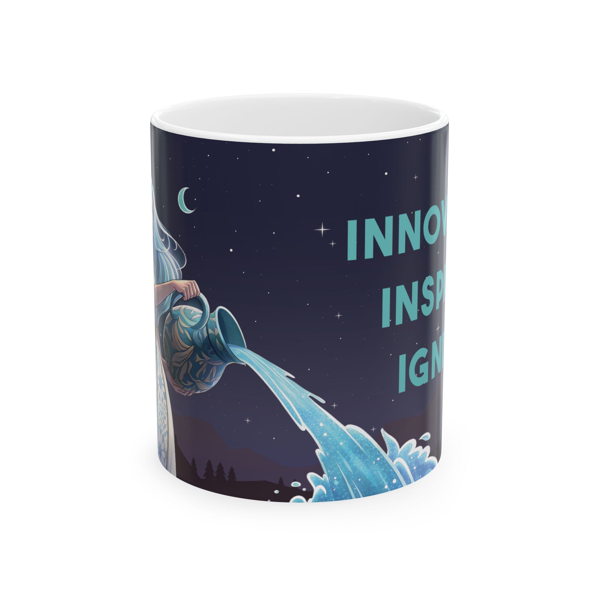 Inspirational Ceramic Mug - 11oz - Ignite Your Creativity