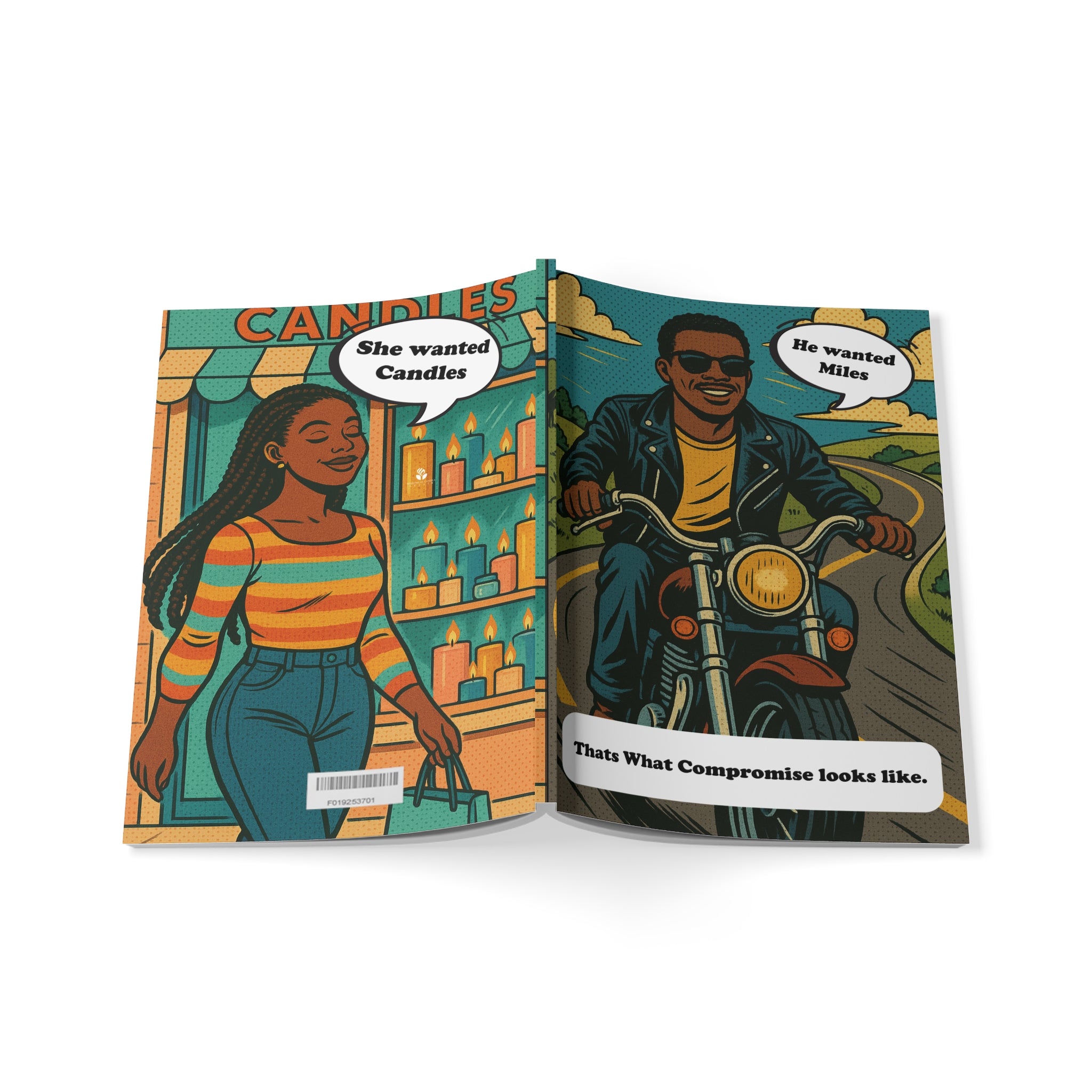 "She Wanted Candles, He Wanted Miles" Notebook | Journal