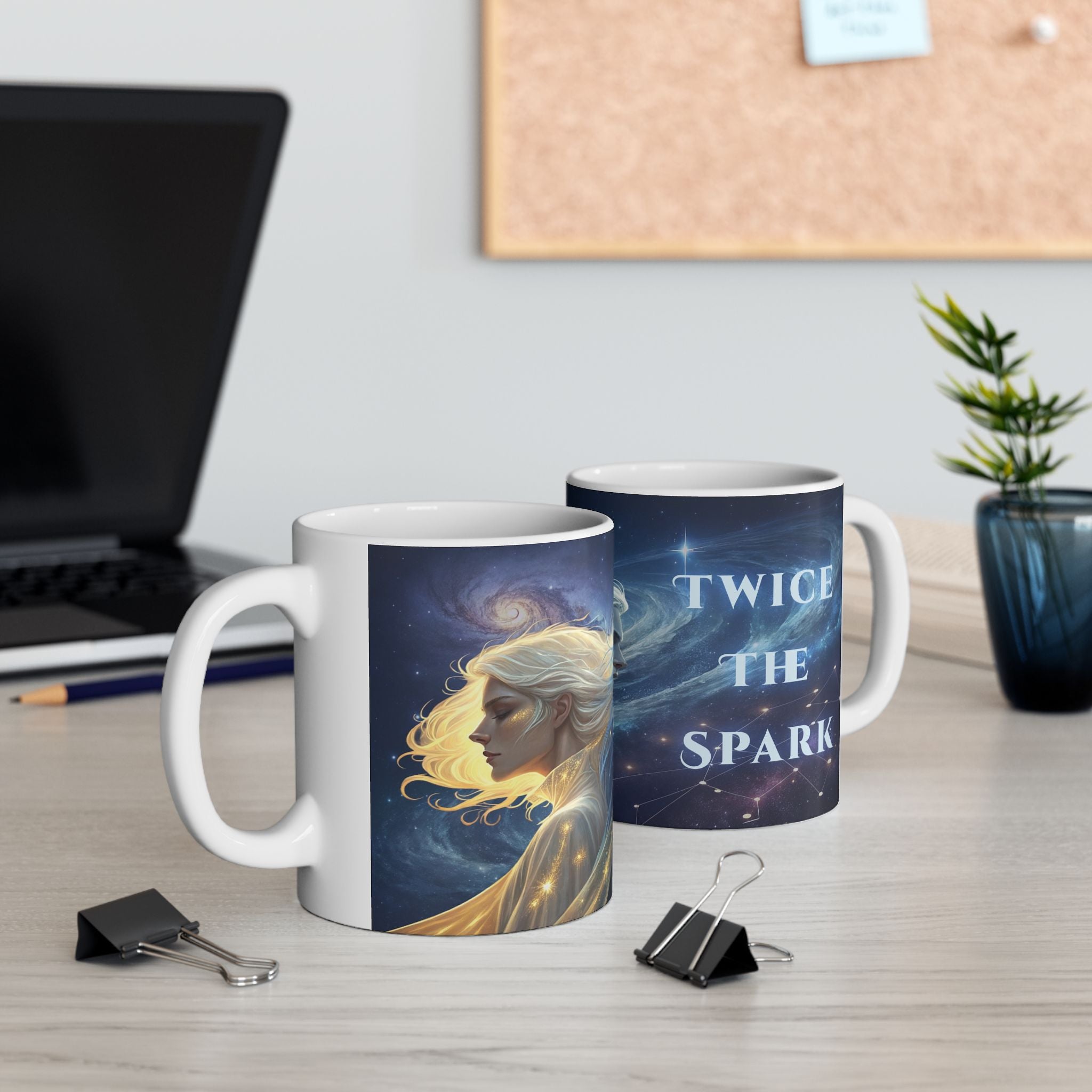 Celestial Magic Ceramic Mug - Perfect Gift for Astronomy Lovers