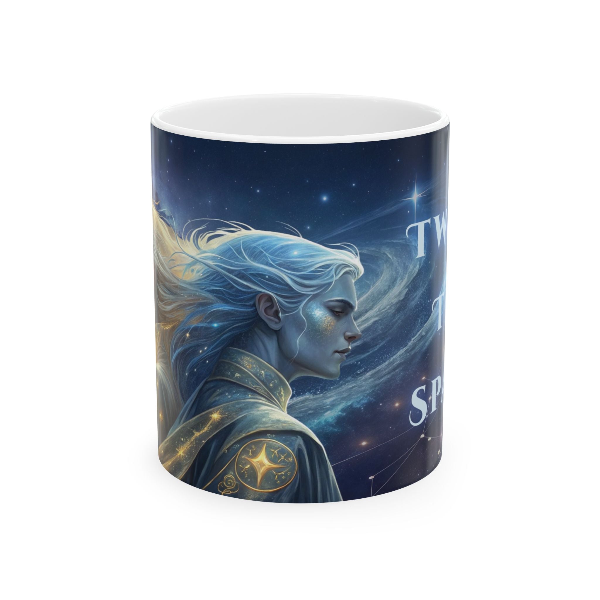 Celestial Magic Ceramic Mug - Perfect Gift for Astronomy Lovers