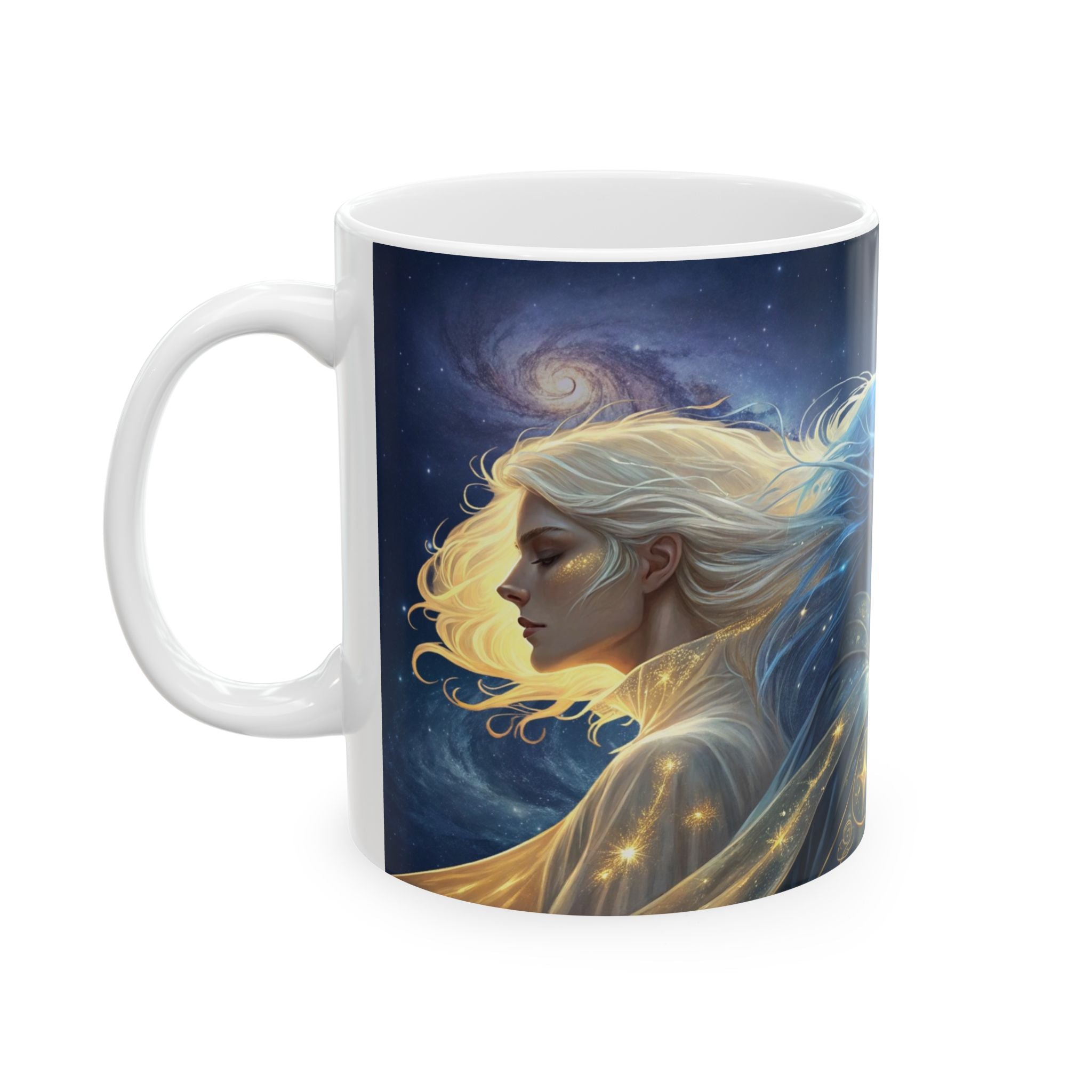 Celestial Magic Ceramic Mug - Perfect Gift for Astronomy Lovers