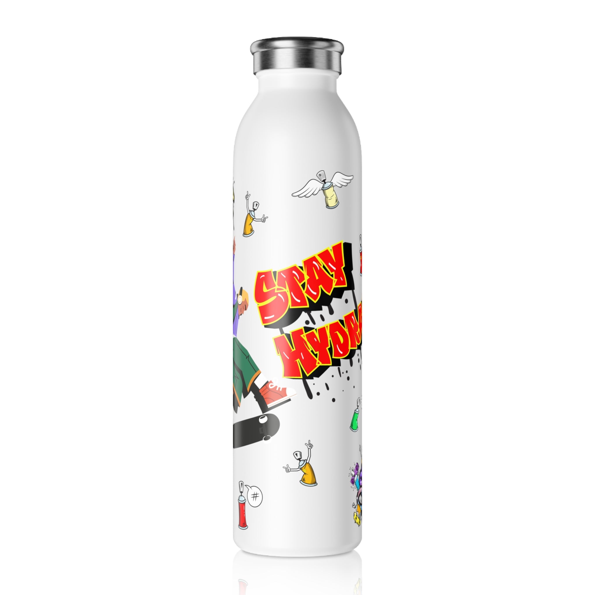 Stay Hydrated! Slim Water Bottle - Perfect for Spring and Eco-Friendly Hydration