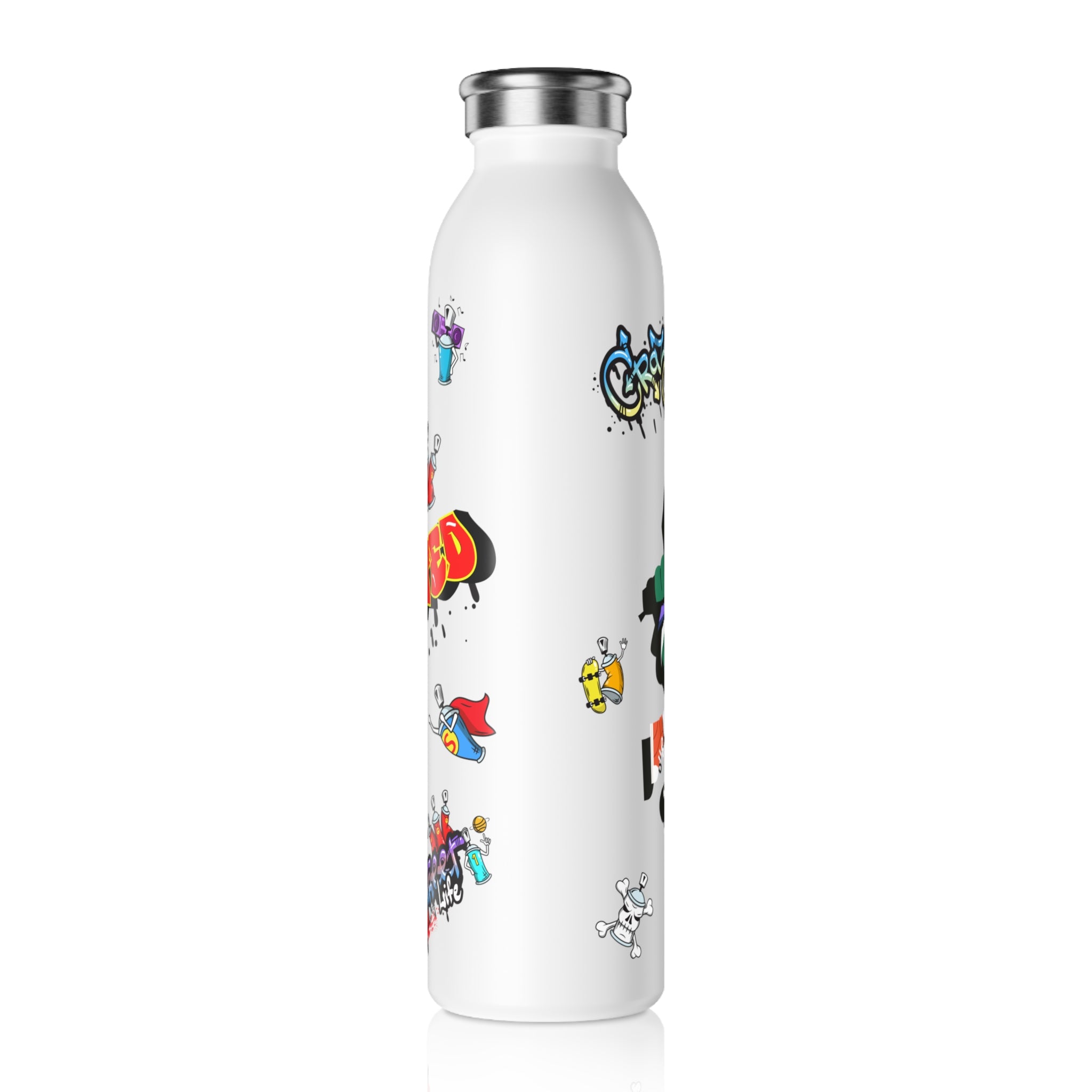 Stay Hydrated! Slim Water Bottle - Perfect for Spring and Eco-Friendly Hydration