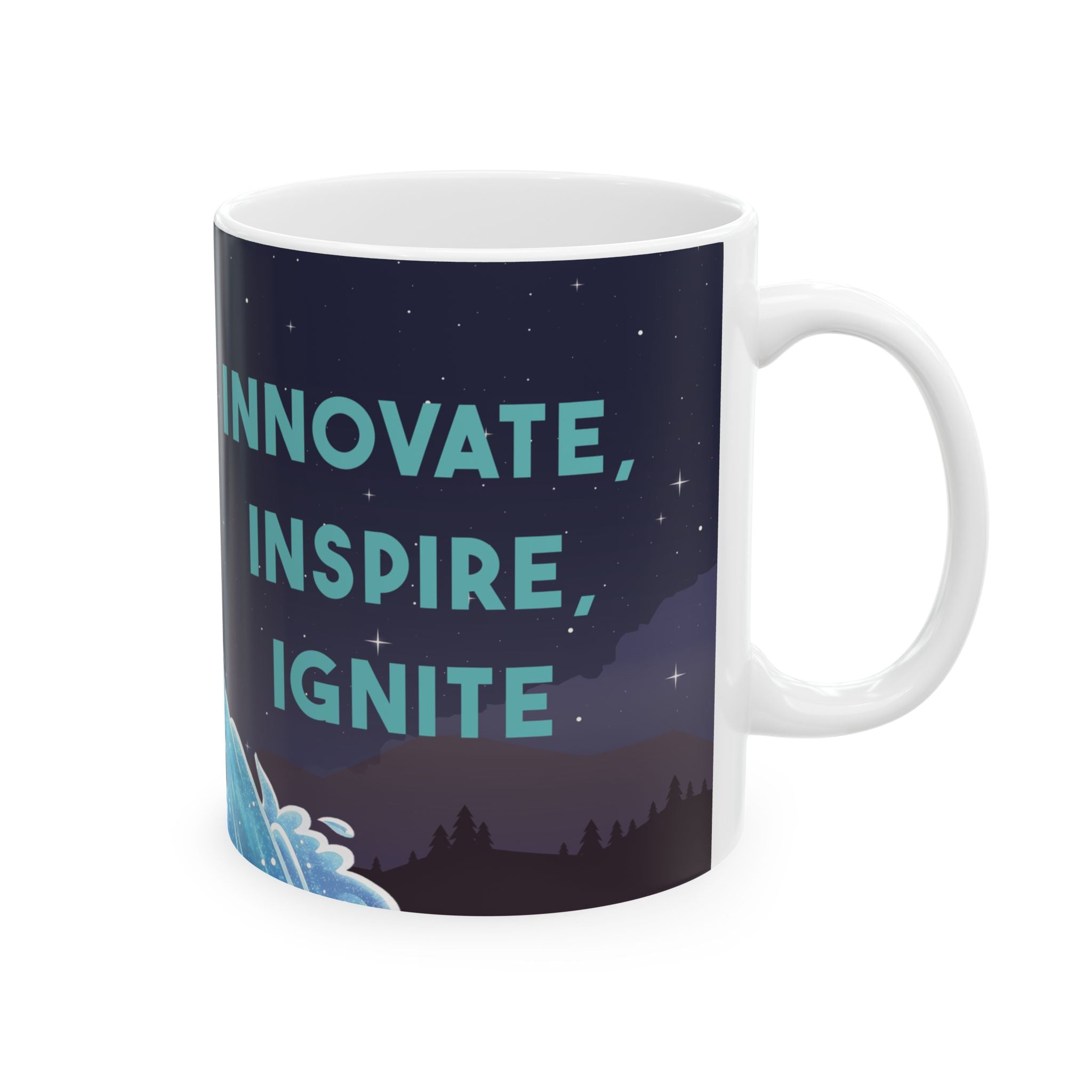 Inspirational Ceramic Mug - 11oz - Ignite Your Creativity