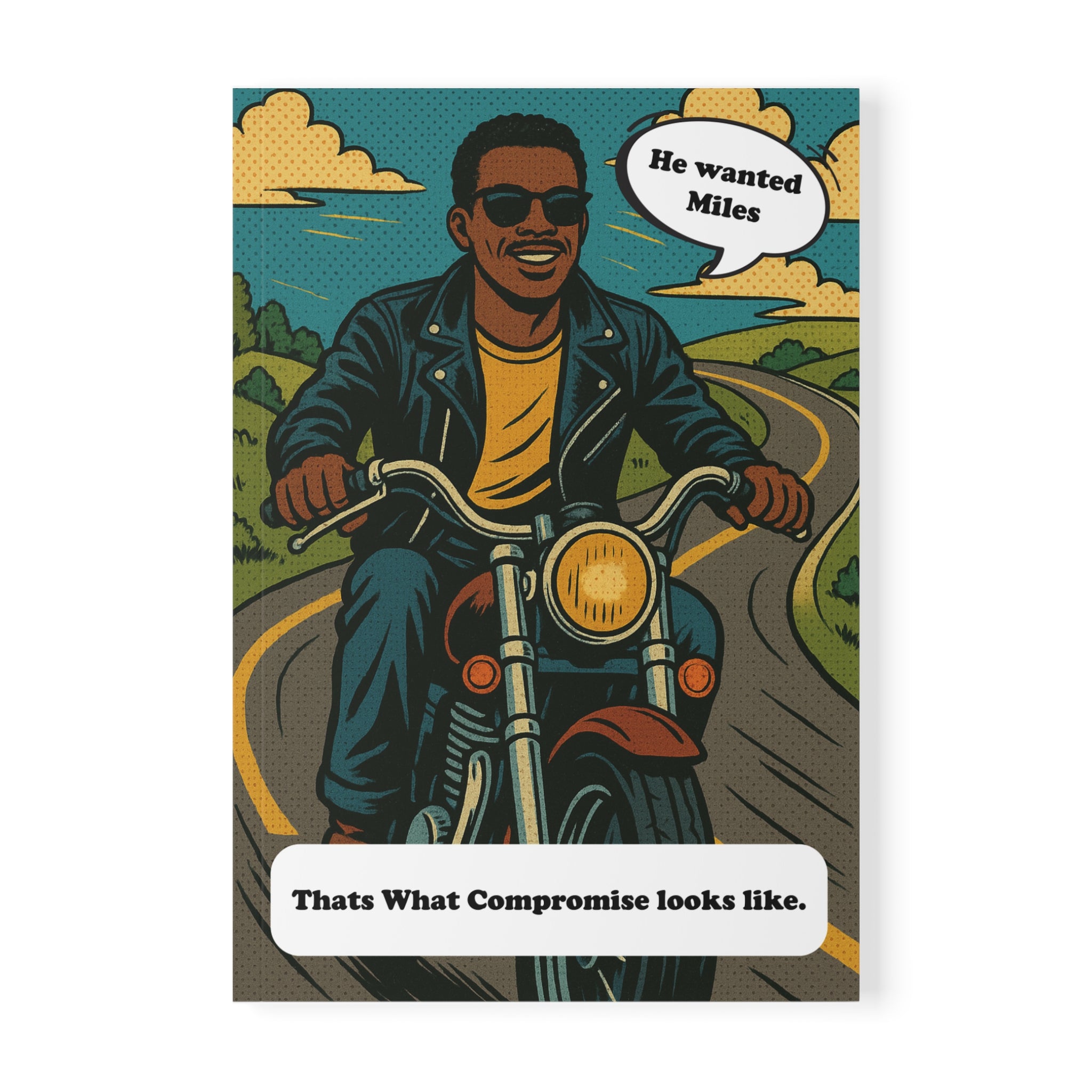 "She Wanted Candles, He Wanted Miles" Notebook | Journal