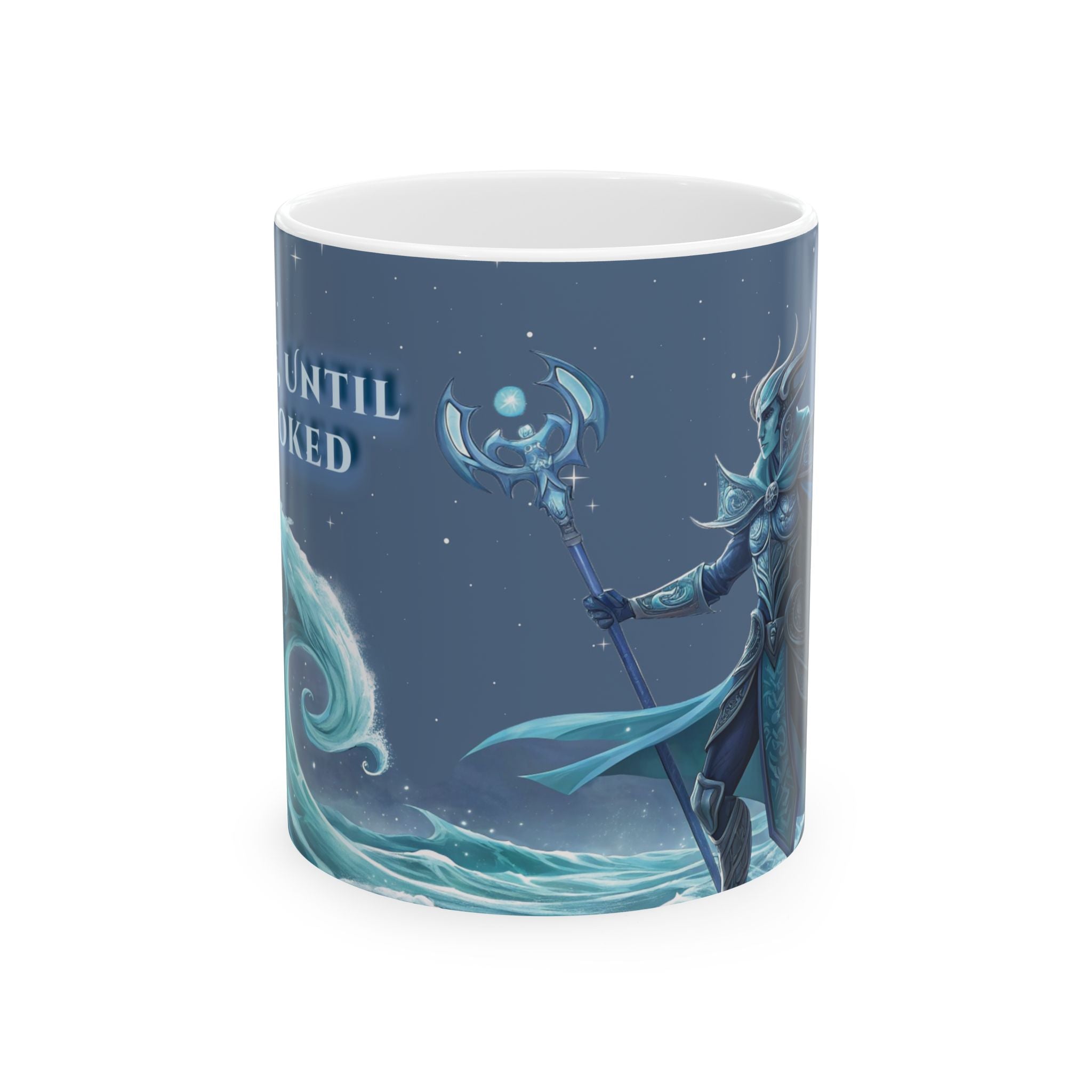 Fantasy-Themed Ceramic Mug with Inspirational Quote | Perfect Gift for Gamers and Fantasy Lovers