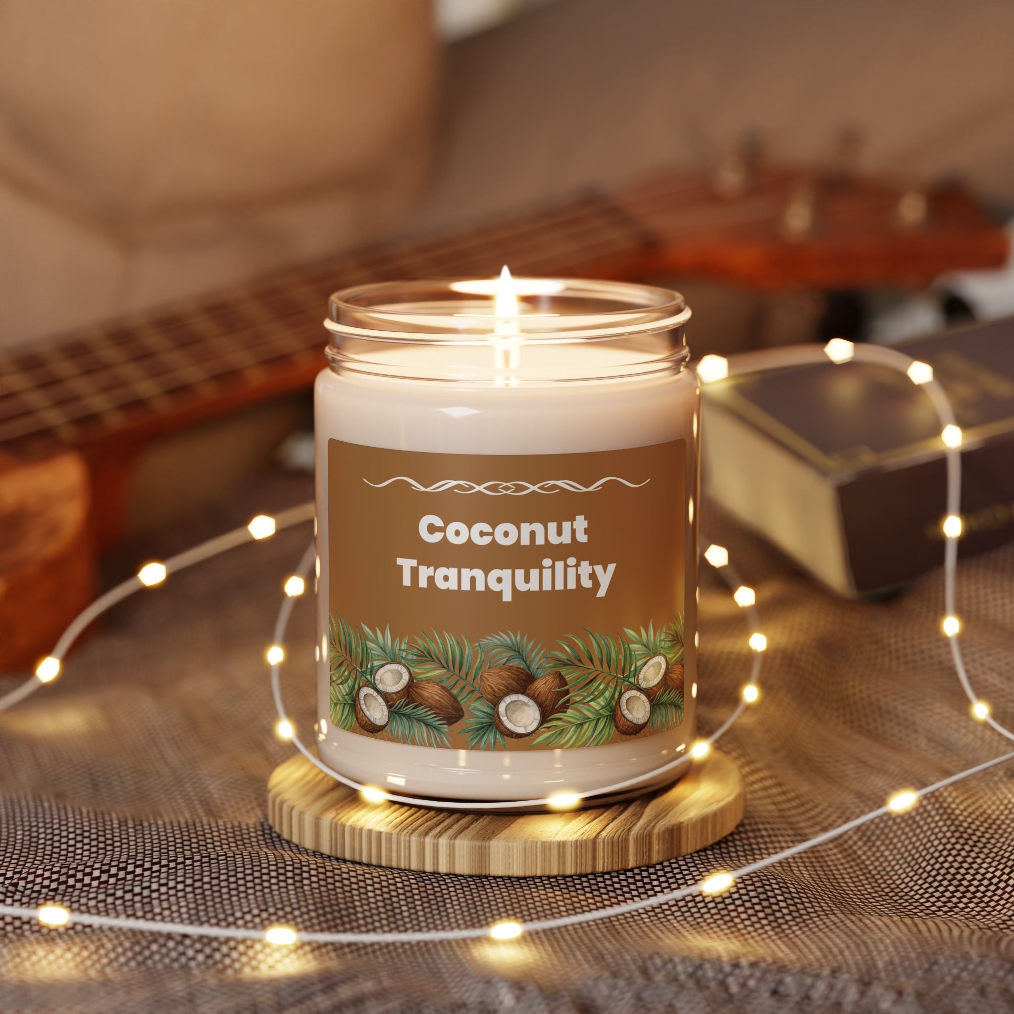 Coconut Tranquility Scented Soy Candle