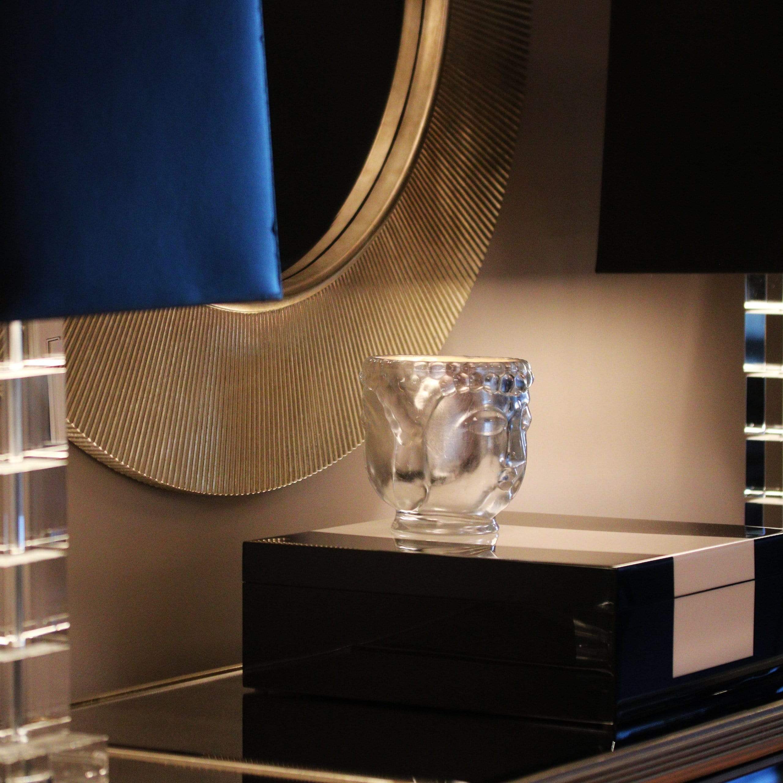 Glass Buddha Candle-3