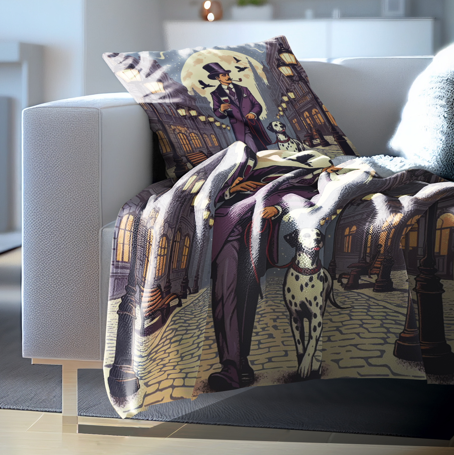 Throw Blanket & Throw pillow 3