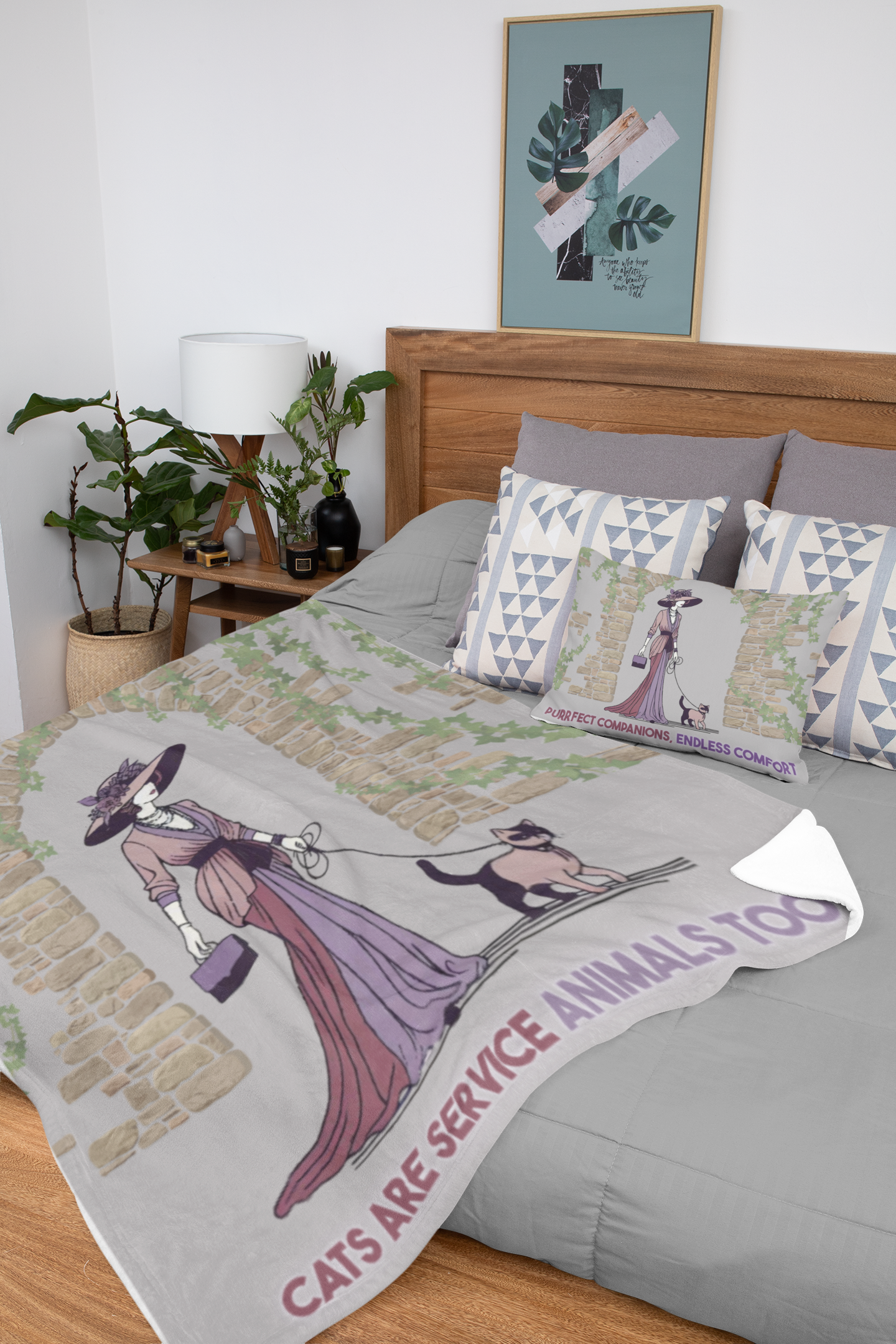 Throw Blanket & Throw pillow