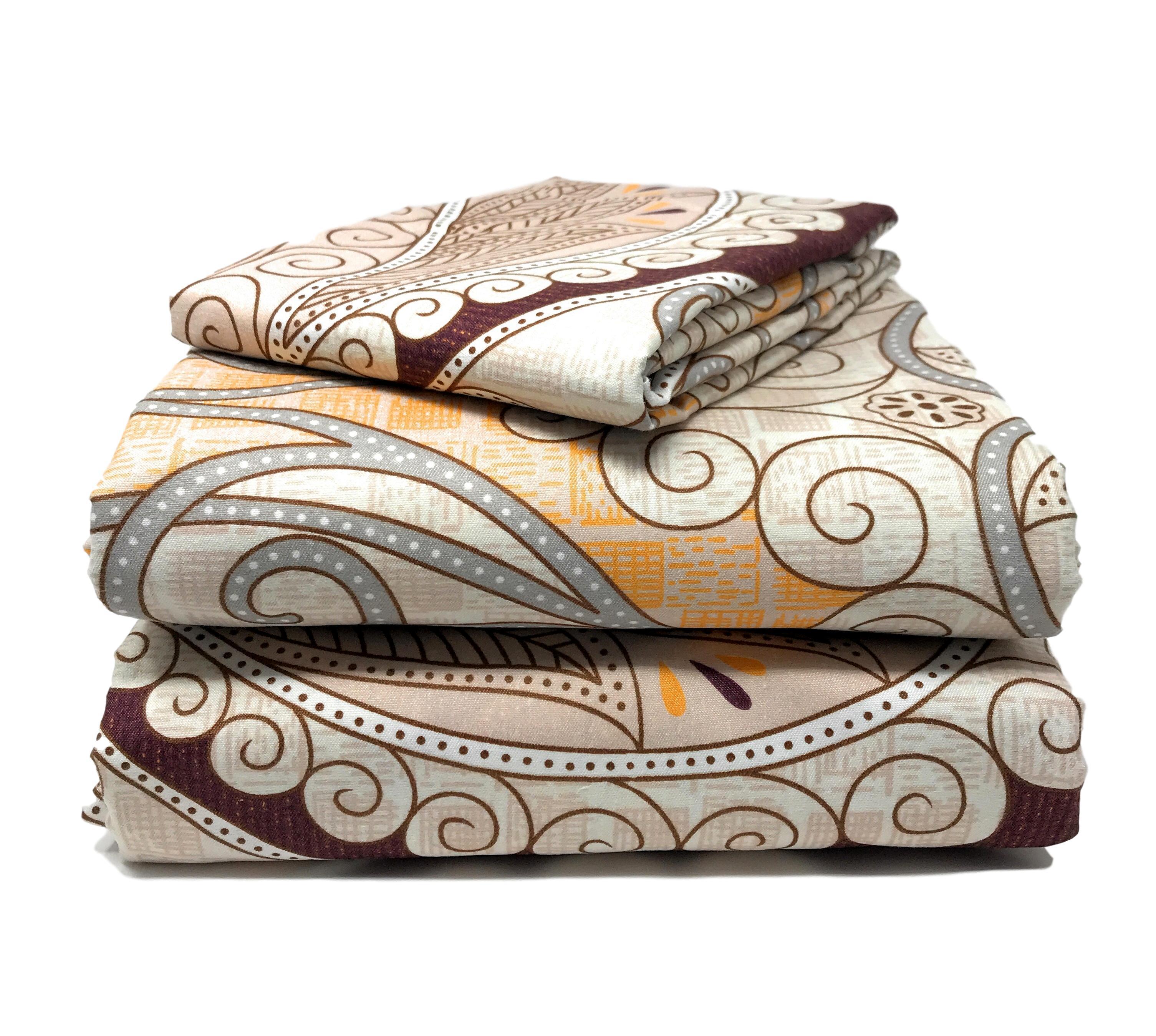 Tache Maroon Mandala Damask Duvet Cover Set Twin (2131)-0