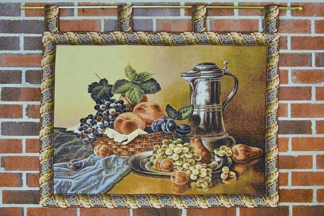 Tache Tapestry Fruit Bouquet Seasonal Harvest Feast Wall Hanging Art 33 x 24 (13123)-1