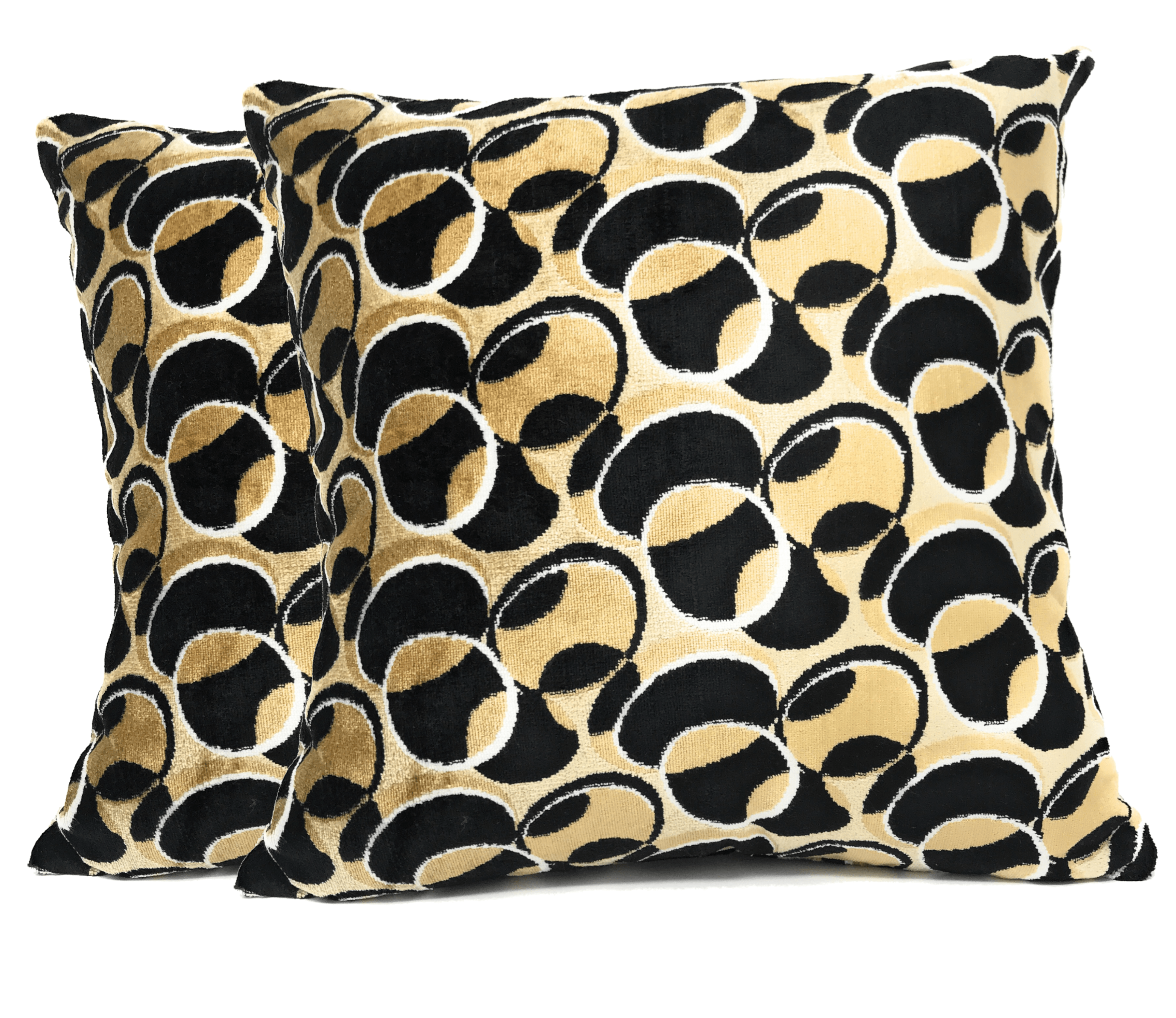 Tache 18 X 18 Inch Geometric Eternal Eclipse Throw Pillow Cover (YLGP-02)-5