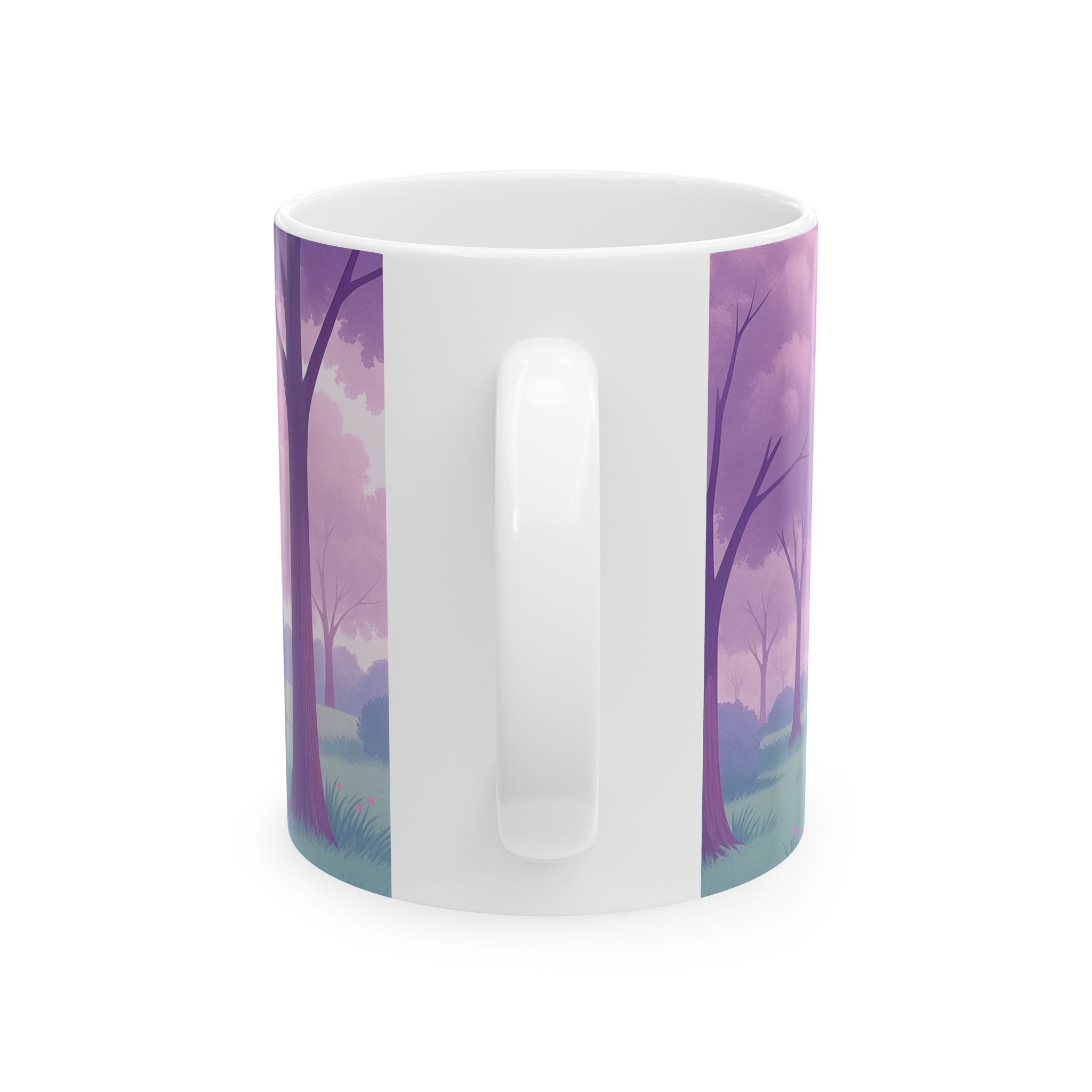 Lady And The Poodle Luxury Ceramic Mug - 11oz