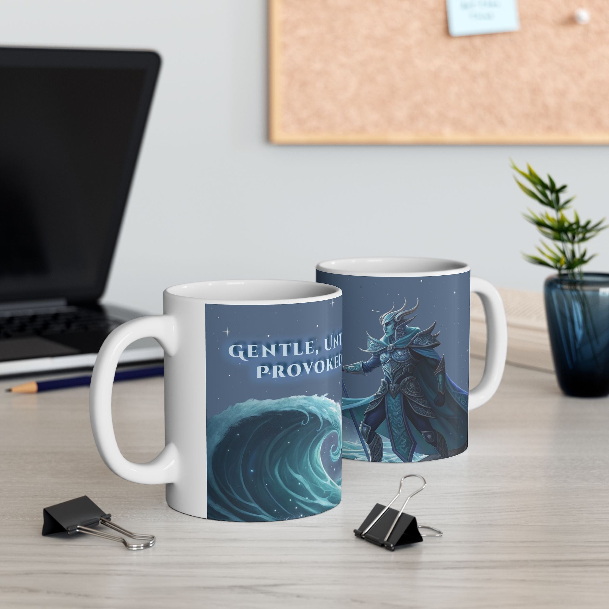 Fantasy-Themed Ceramic Mug with Inspirational Quote | Perfect Gift for Gamers and Fantasy Lovers