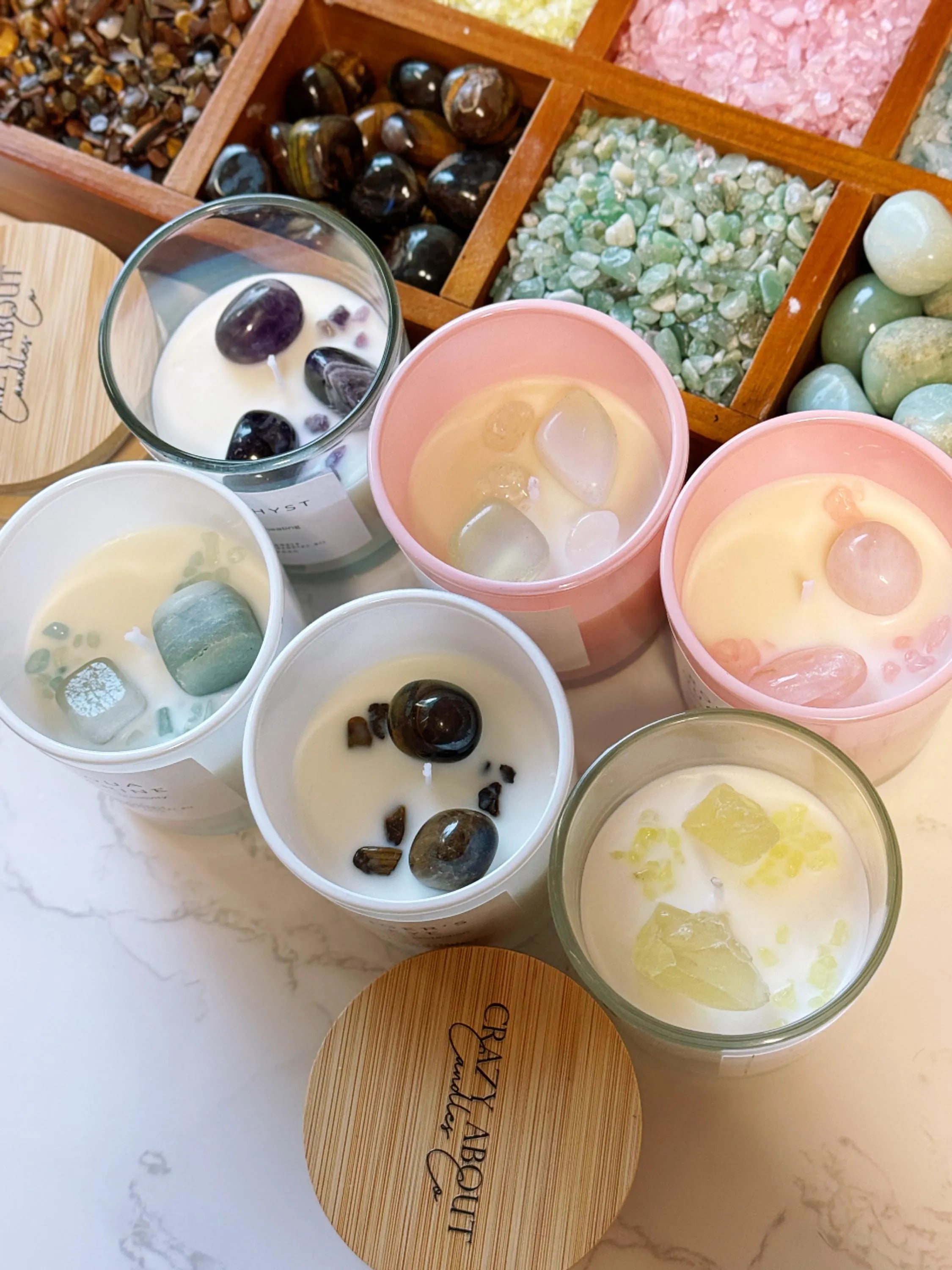 Energy Crystals Scented Candle