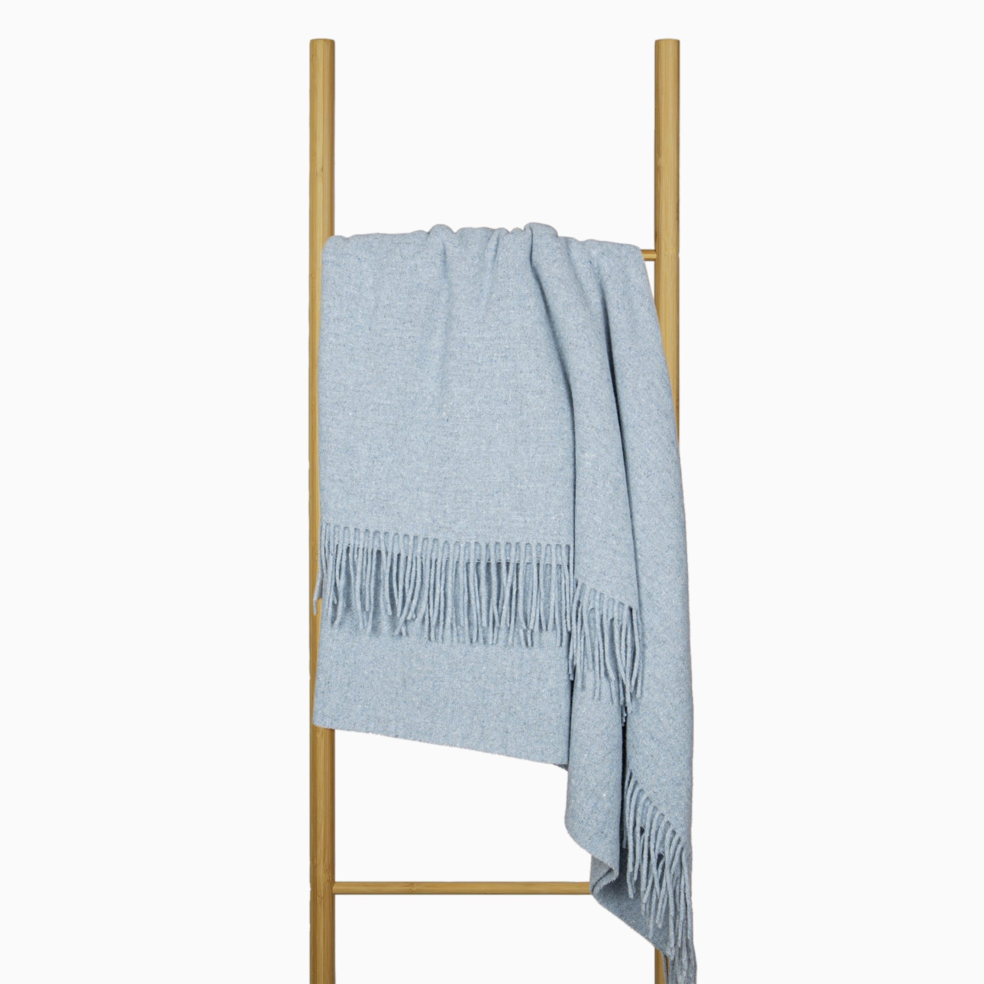 NNEDSZ Oxford Throw - Merino Wool Blend - Sky Blue-2