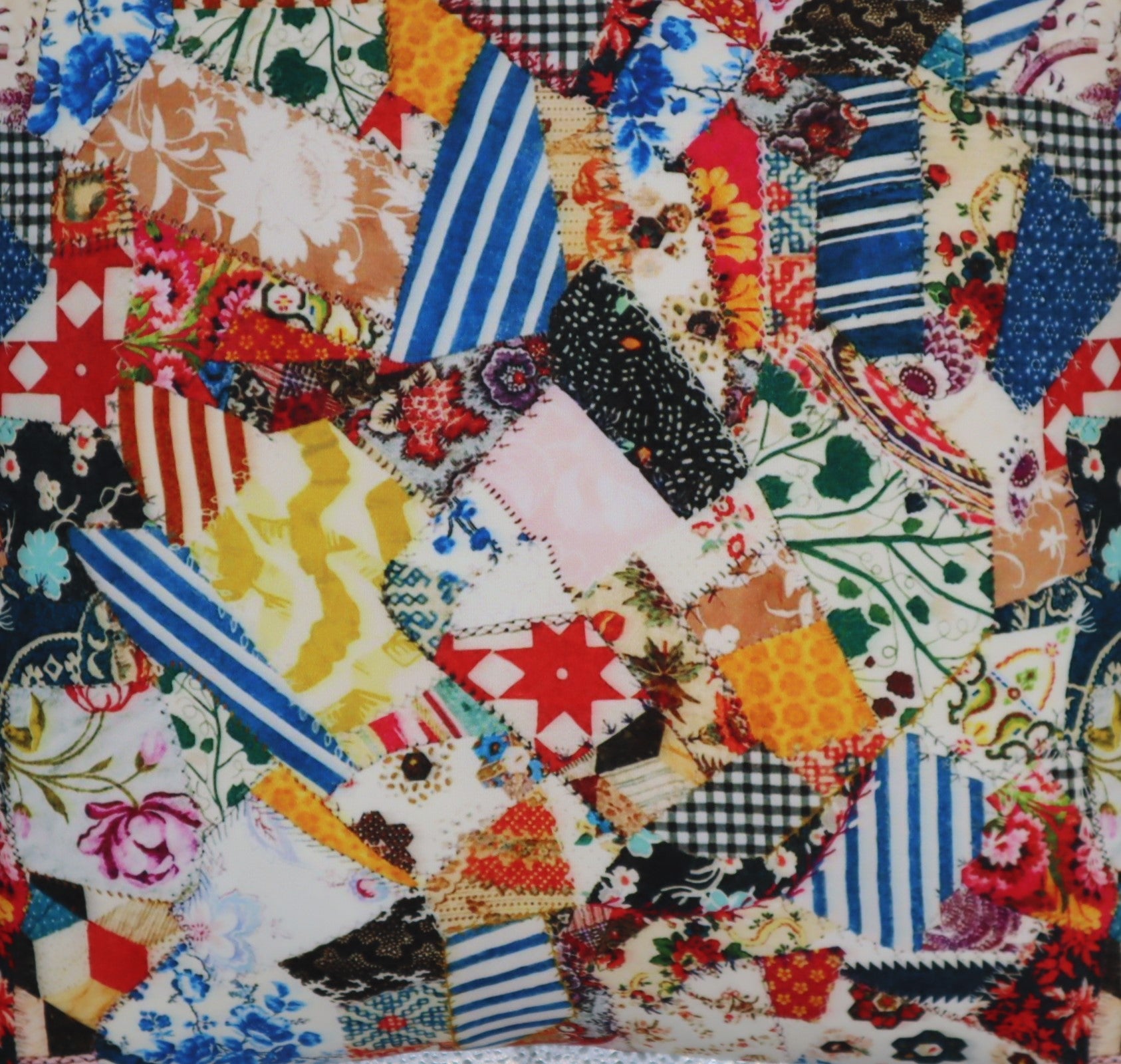 Canvello Elegance in Bloom Print Silk Throw Pillow-1