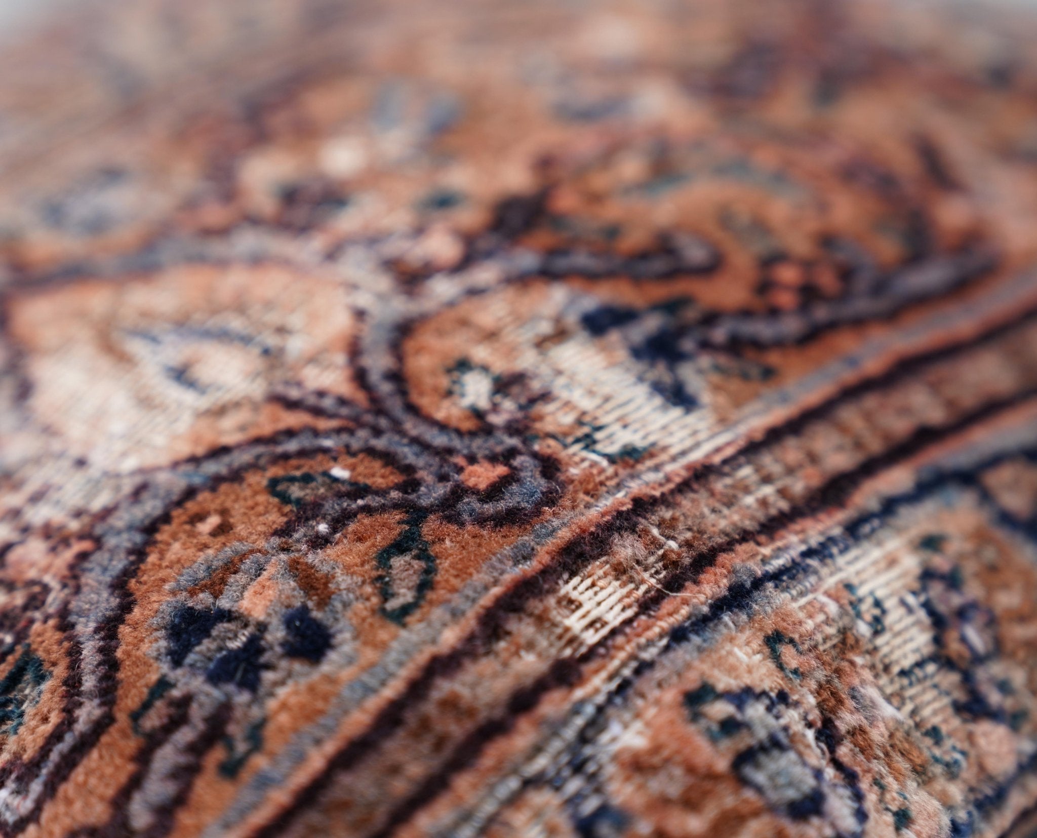 Canvello Kerman Rug Light Brown Throw Pillows - 18"x18"-4