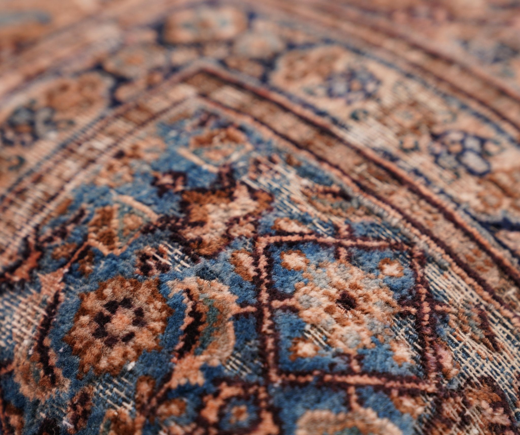 Canvello Kerman Rug Light Brown Throw Pillows - 18"x18"-3