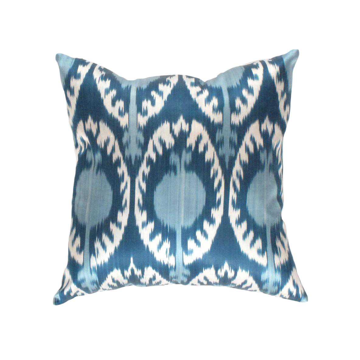 Canvello Turkish Silk Light Blue Throw Pillow - TI 73-0