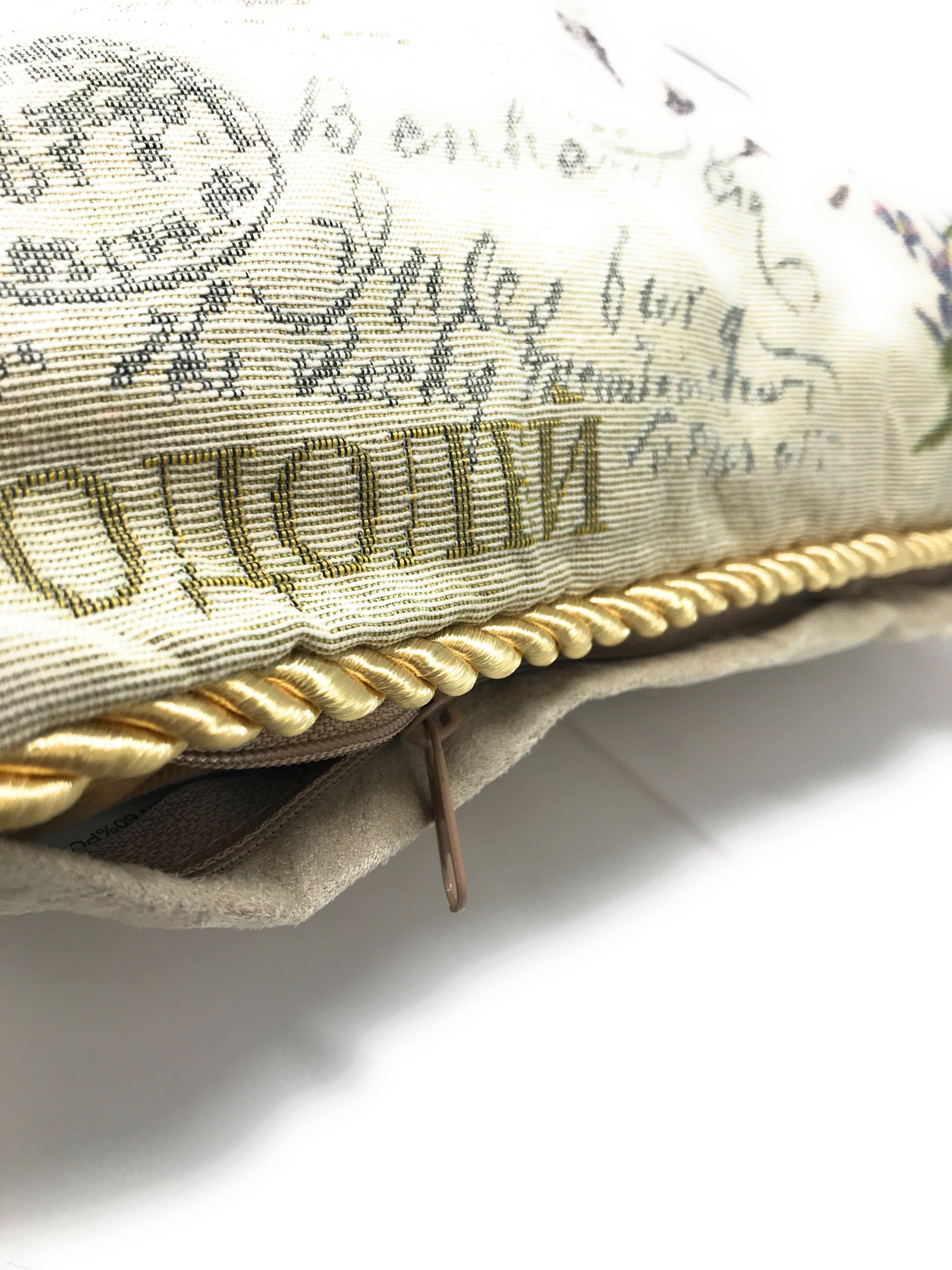 Tache Parisian Model European Postcard Vintage Tapestry Throw Pillow Cover (1362CC)-2