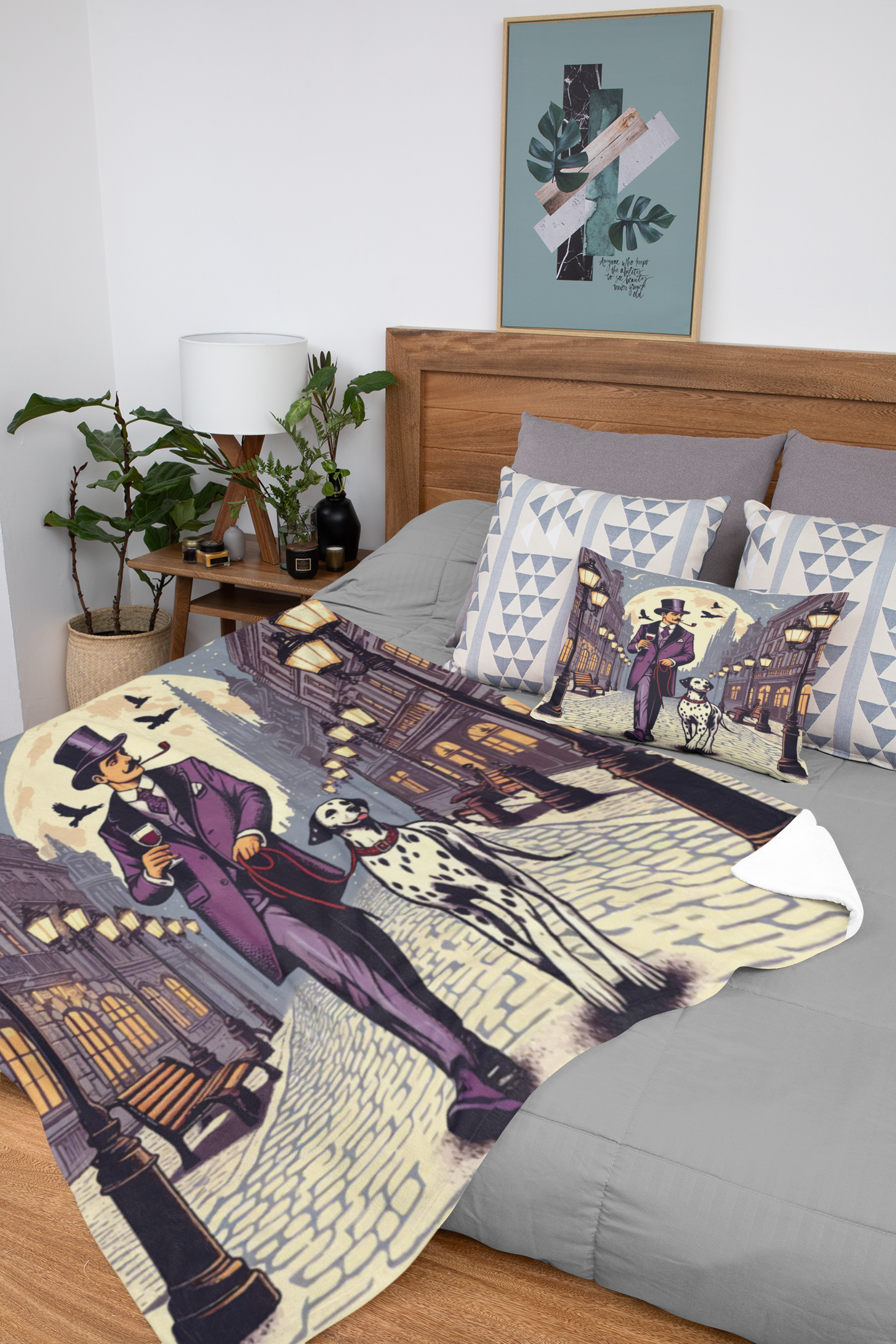 Throw Blanket & Throw pillow 3