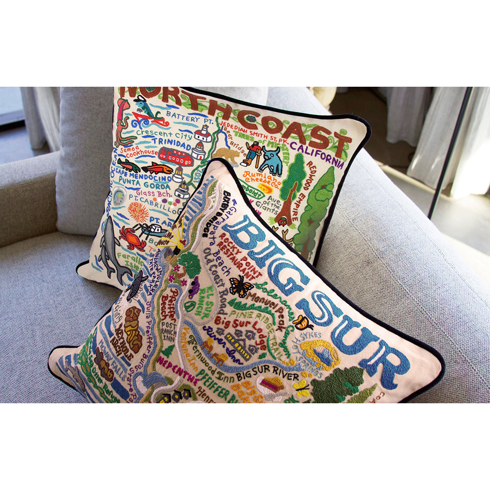North Coast Hand-Embroidered Pillow-2