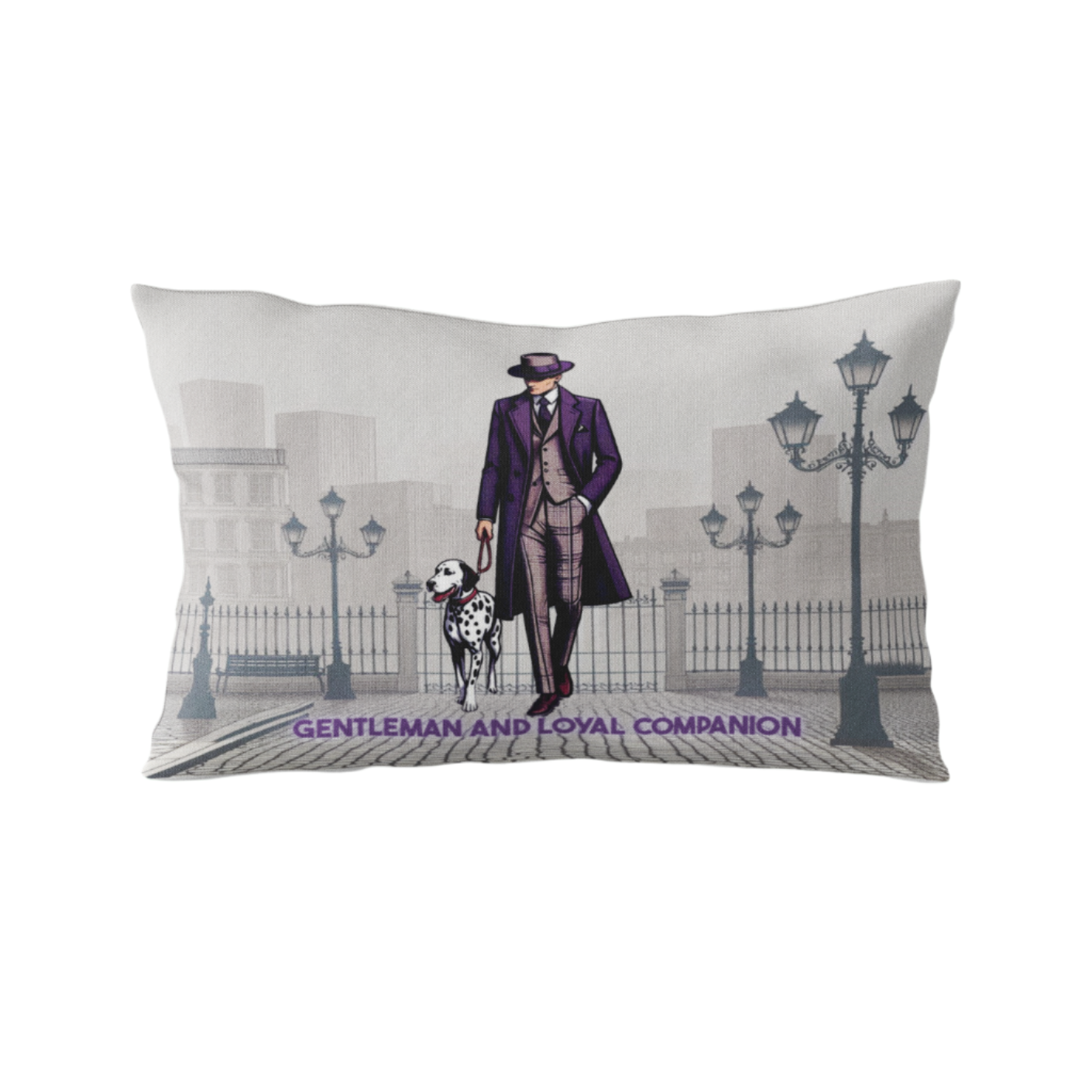 Gentleman And Loyal Companion Pillow